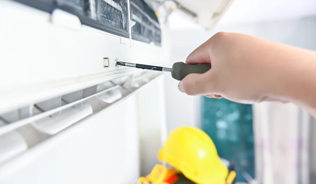 Causes of an AC rattling noise.