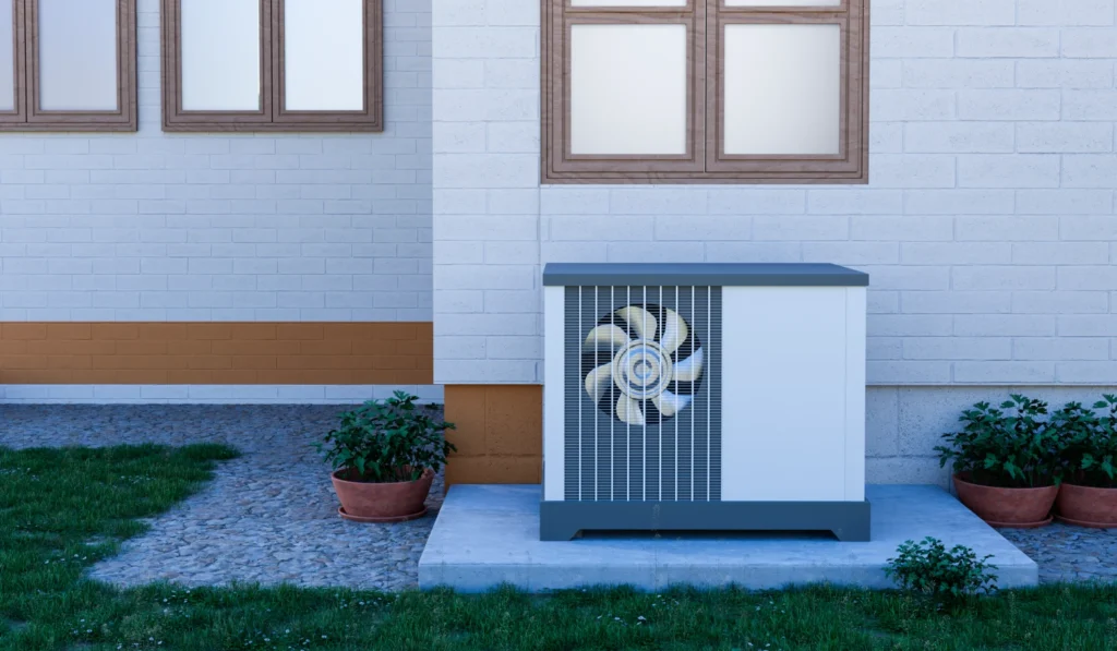 Exterior hvac mini split