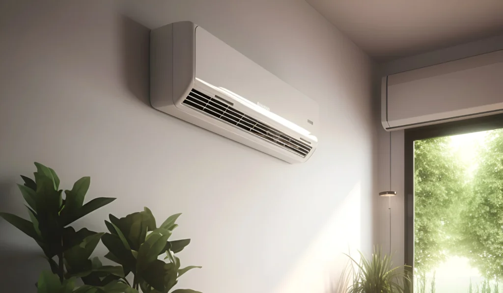 Interior ac mini split